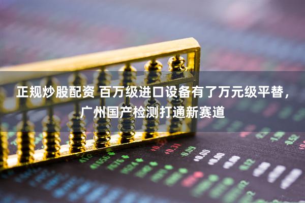 正规炒股配资 百万级进口设备有了万元级平替，广州国产检测打通新赛道